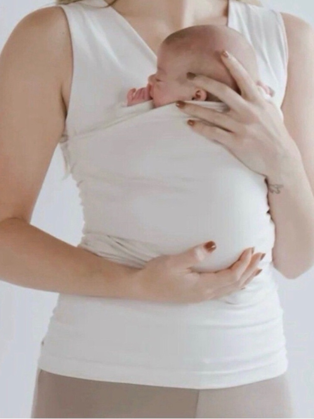 Lalabu Nursing Wrap Tank Top - Cream